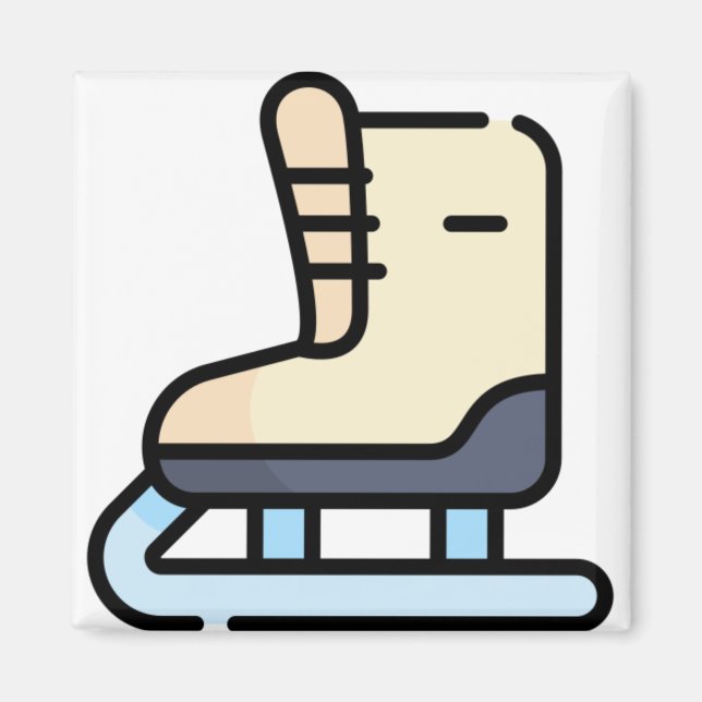 ice skating magnet (Front)