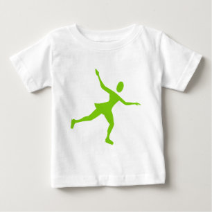 Ice Skating - Martian Green Baby T-Shirt