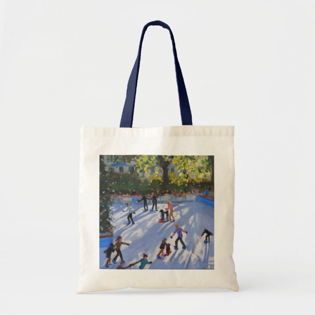 Ice skating Natural History Museum 2014 Tote Bag (Front)