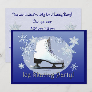 Ice Skating Party! Invitation