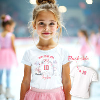 Ice Skating Party Pink Blue Winter Girl Birthday