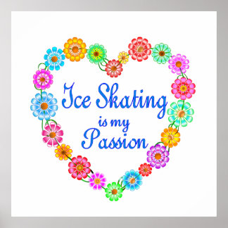 Ice Skating Passion Poster
