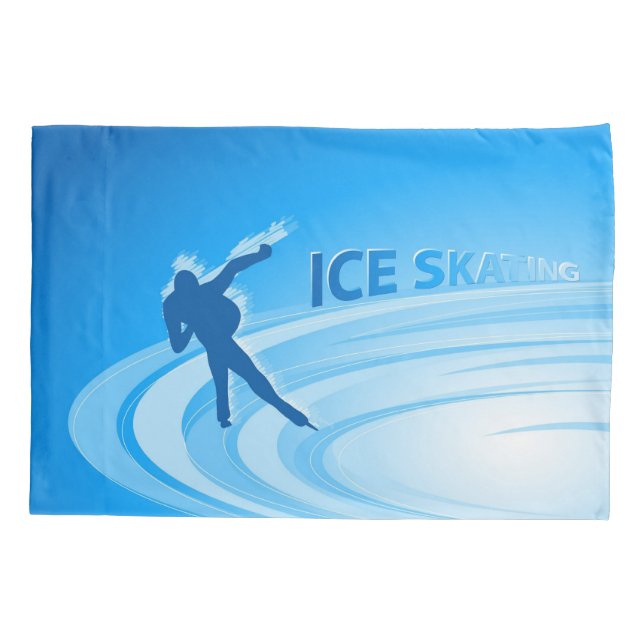 Ice Skating Pillowcase (Back)