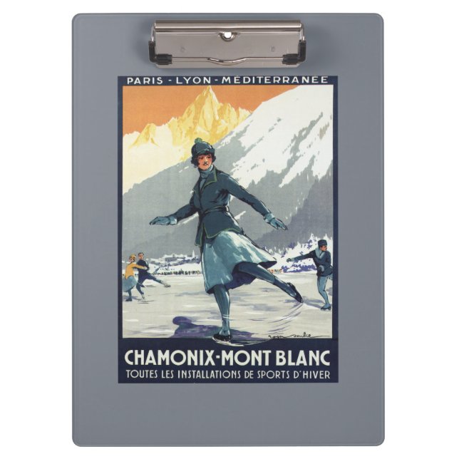 Ice Skating - PLM Olympic Promo Poster Clipboard (Front)