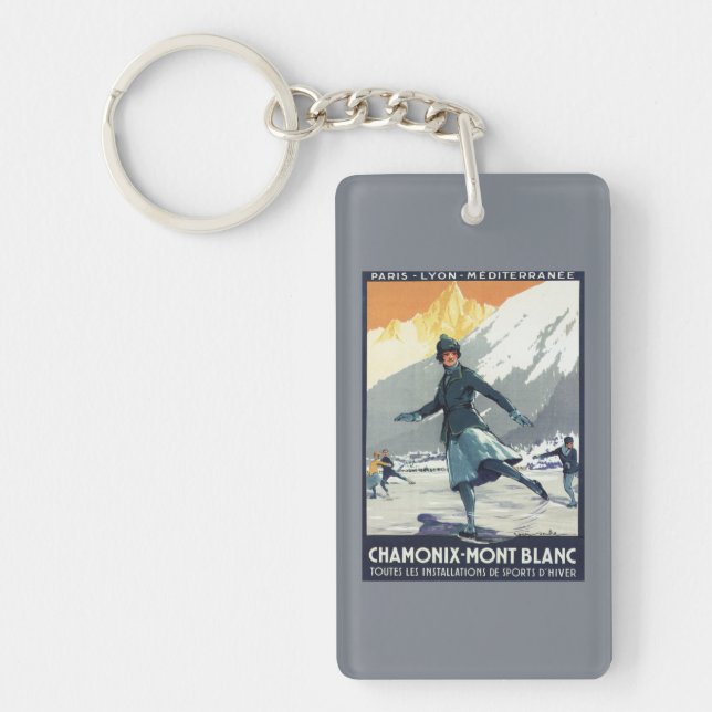 Ice Skating - PLM Olympic Promo Poster Key Ring (Front)