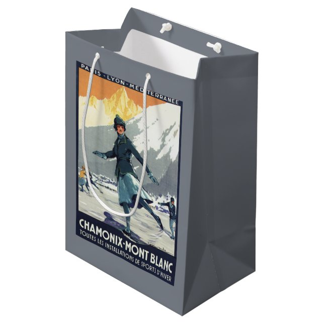 Ice Skating - PLM Olympic Promo Poster Medium Gift Bag (Front Angled)