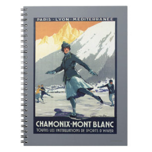 Ice Skating - PLM Olympic Promo Poster Notebook