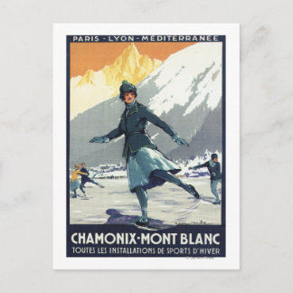 Ice Skating - PLM Olympic Promo Poster Postcard