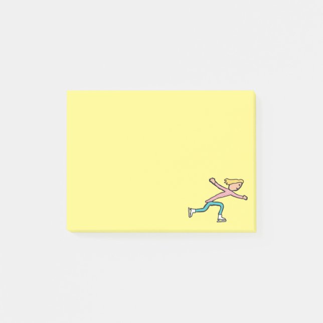 Ice Skating Post-it Notes (Front)