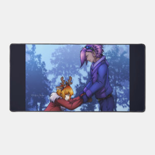 Ice Skating Practice Desk Mat