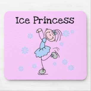 Ice Skating Princess Tshirts and Gifts Mouse Mat