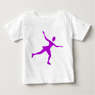 Ice Skating - Purple Baby T-Shirt