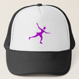 Ice Skating - Purple Trucker Hat