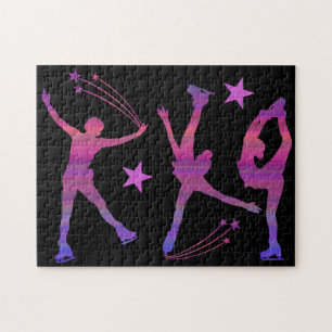 Ice skating puzzle (women figure skating)