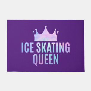 Ice Skating Queen - Ice Skating Lovers Doormat