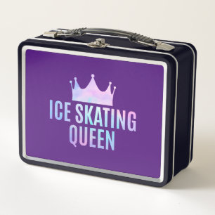 Ice Skating Queen - Ice Skating Lovers Metal Lunch Box