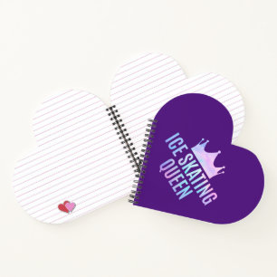 Ice Skating Queen - Ice Skating Lovers Notebook