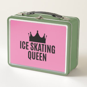 Ice Skating Queen - Ice Skating Metal Lunch Box