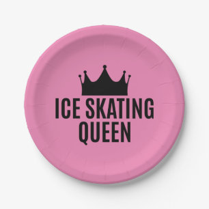 Ice Skating Queen - Ice Skating       Paper Plate