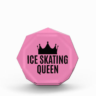 Ice Skating Queen - Ice Skating Photo Block
