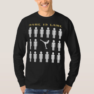 Ice-Skating Same is Lame Tee Shirt - Glide into Ic