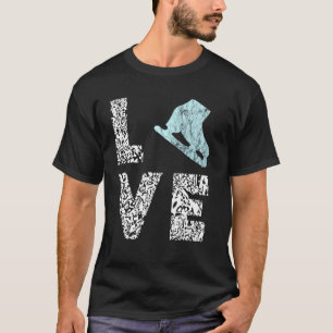 Ice Skating Shoes Figure Skating Ice Skater Link S T-Shirt