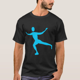 Ice Skating - Sky Blue T-Shirt