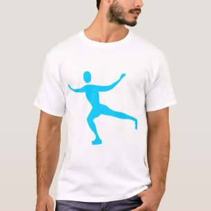 Ice Skating - Sky Blue T-Shirt