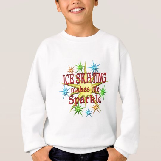 Ice Skating Sparkles Sweatshirt