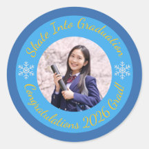 Ice Skating Themed Winter Graduation w/ Photo