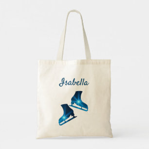 Ice Skating Tote Bag blue star best feeling