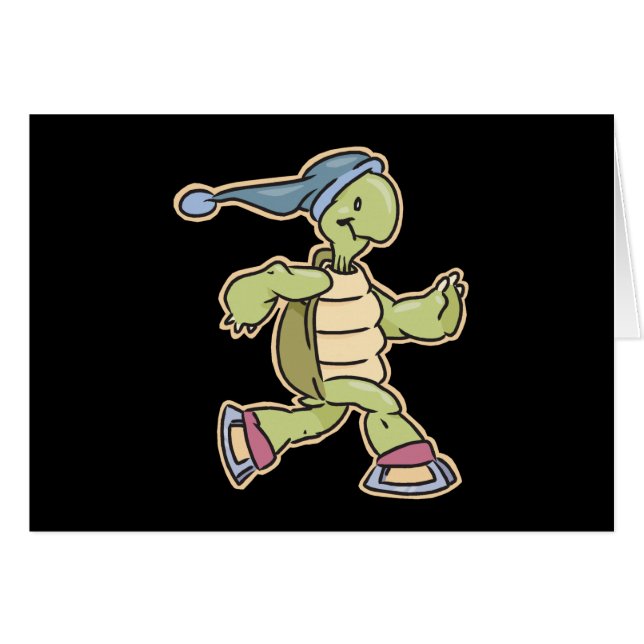 ice skating turtle (Front Horizontal)