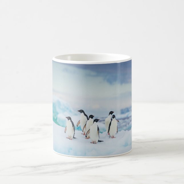 Ice & Snow | Adelie Penguins Antarctica Coffee Mug (Center)
