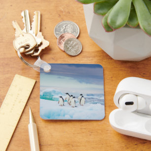 Ice & Snow   Adelie Penguins Antarctica Key Ring
