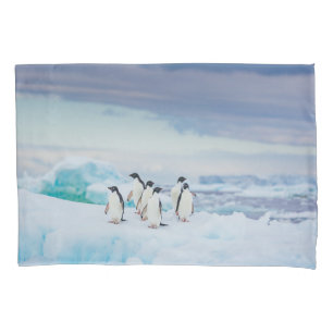 Ice & Snow Adelie Penguins Antarctica Pillowcase