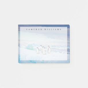 Ice & Snow Adelie Penguins Antarctica Post-it Notes