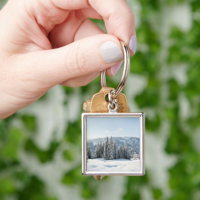 Ice & Snow | Allgäu Bavaria Germany Key Ring (Hand)