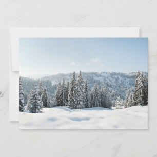 Ice & Snow Allgäu Bavaria Germany Thank You Card