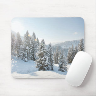 Ice & Snow Allgäu Bavaria Southern Germany Mouse Mat