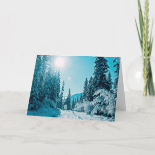 Ice & Snow   Altai Nature Reserve, Russia Card