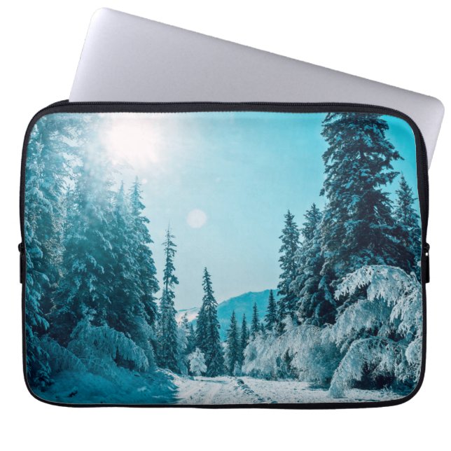 Ice & Snow | Altai Nature Reserve, Russia Laptop Sleeve (Front)