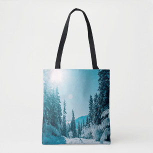 Ice & Snow   Altai Nature Reserve, Russia Tote Bag