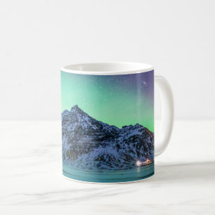Ice & Snow   Aurora Borealis Milky Way Iceland Coffee Mug