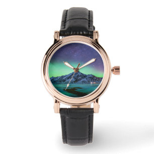 Ice & Snow Aurora Borealis Milky Way Iceland Watch