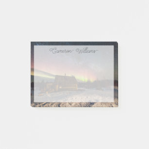 Ice & Snow   Aurora Polaris Murmansk, Iceland Post-it Notes