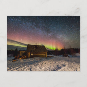 Ice & Snow Aurora Polaris Murmansk, Iceland Postcard