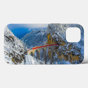 Ice & Snow Bernina Express, Switzerland iPhone 13 Case