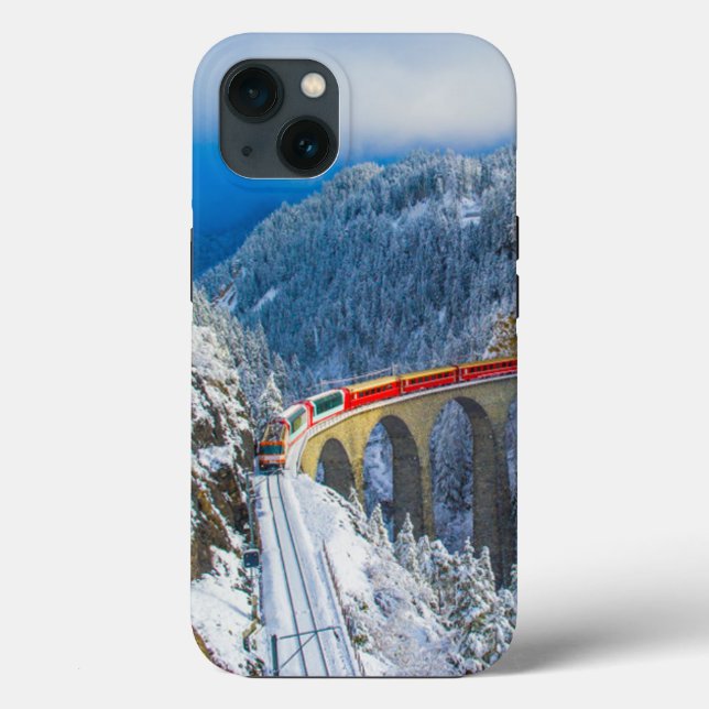 Ice & Snow | Bernina Express, Switzerland Case-Mate iPhone Case (Back)