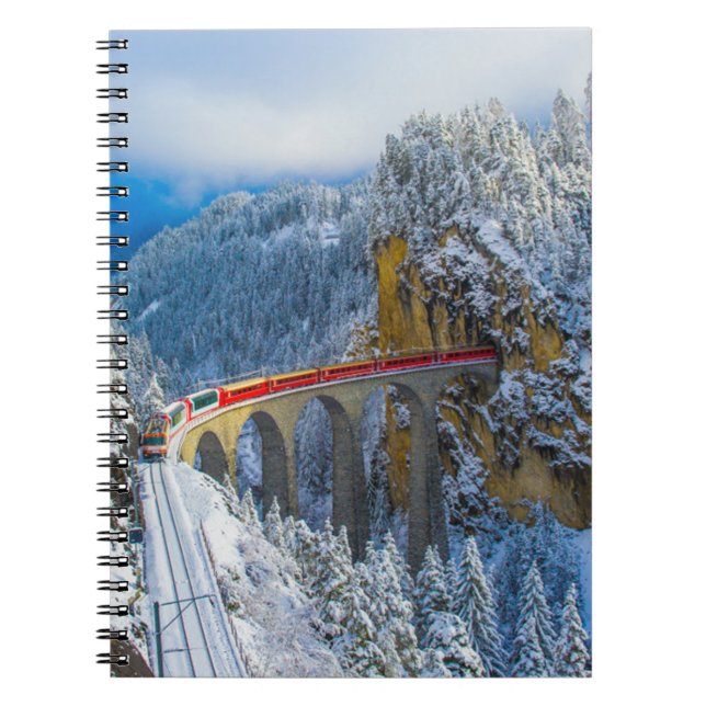 Ice & Snow | Bernina Express, Switzerland Notebook (Front)