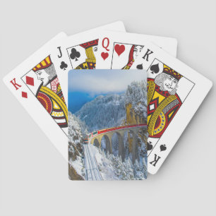 Ice & Snow   Bernina Express, Switzerland Playing Cards